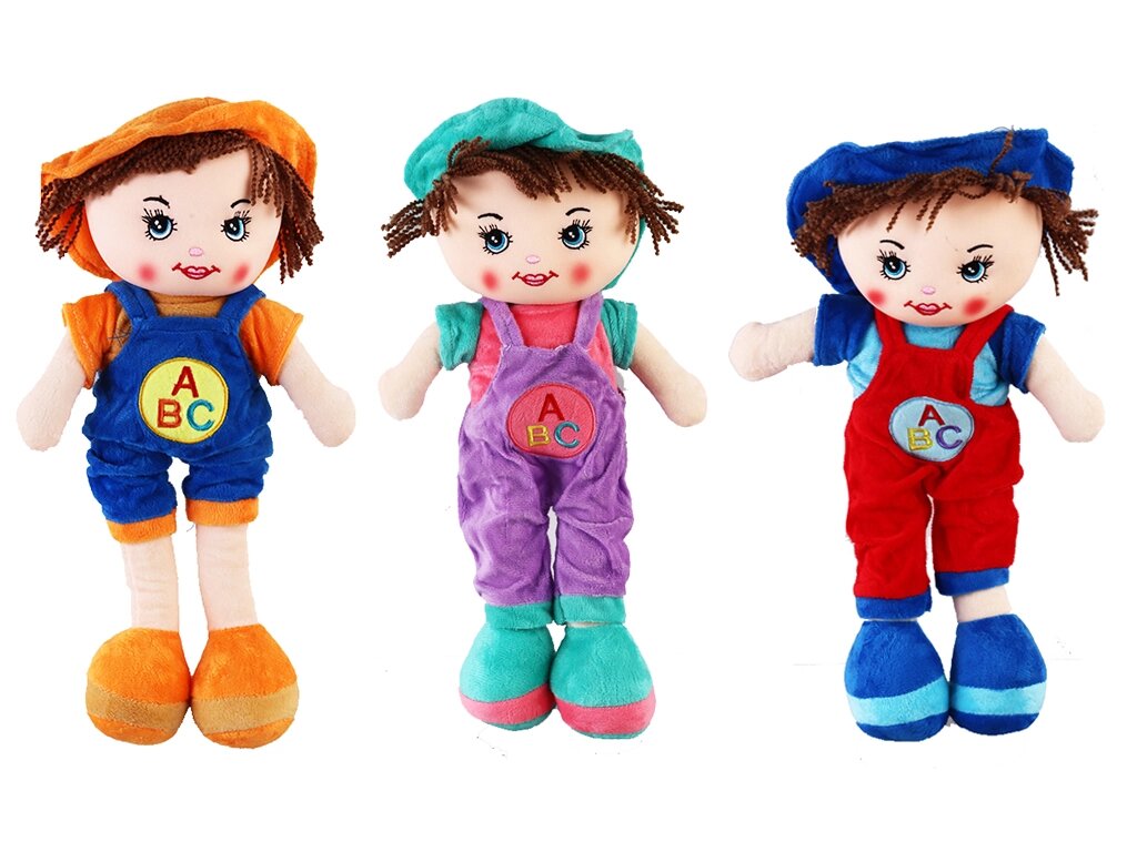 М`яка лялька 3 види, висота 35 см, МІКС ВИДІВ /200/ від компанії Pavlusha Toys - фото 1