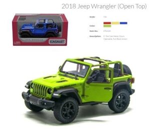 Модель джип JEEP WRANGLER 5 KT5412WA open top метал. інерц. відкр. дв. 4кол. кор. 96/