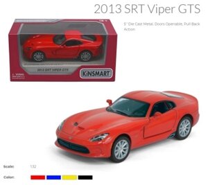 Модель легкова DODGE SRT VIPER GTS (2013) 5 KT5363W метал. інерц. відкр. дв. 4кол. кор. 96/