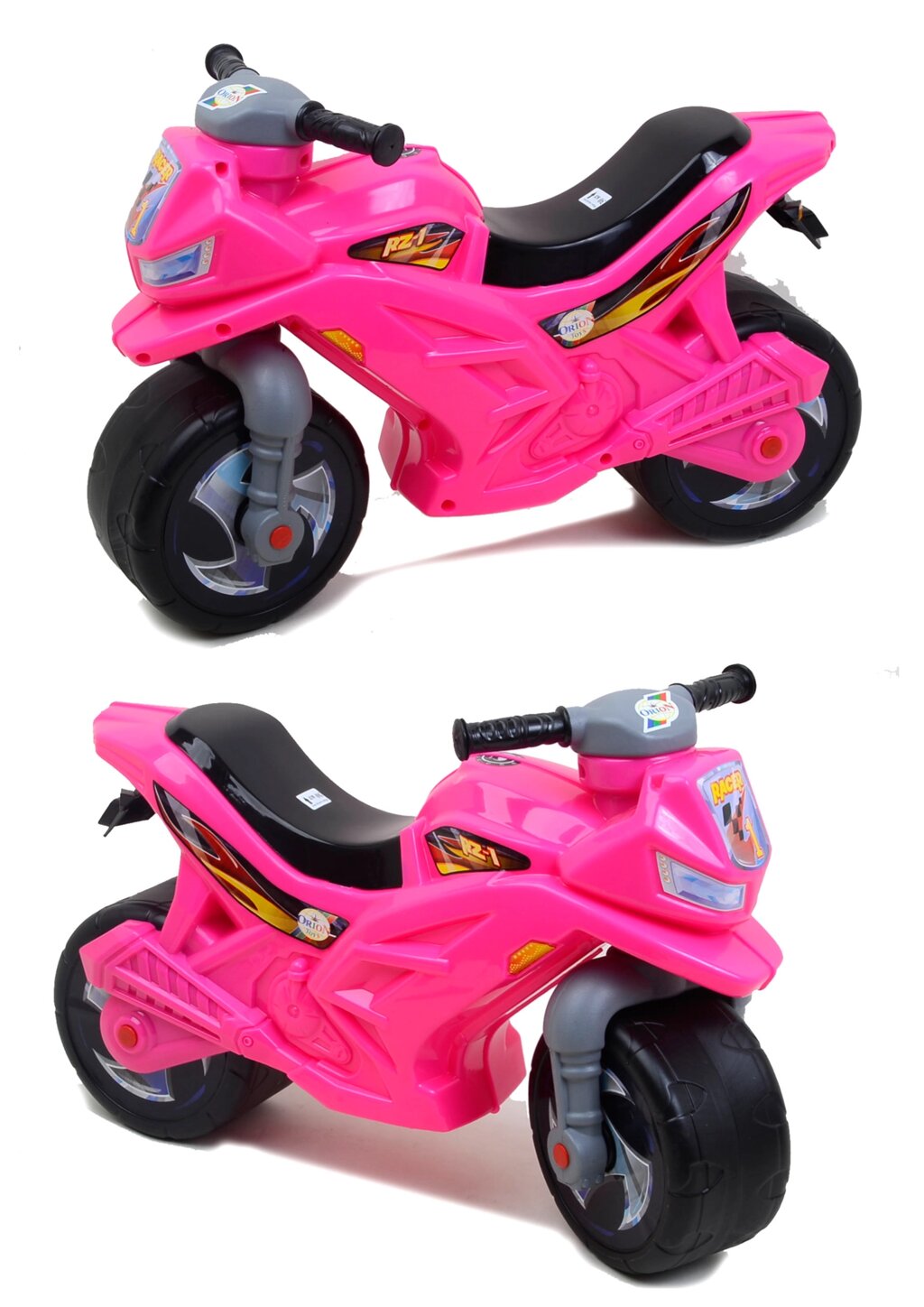 Мотоцикл 2х-колісний рожевий, Оріон 68*28,5*47см /1/ від компанії Pavlusha Toys - фото 1