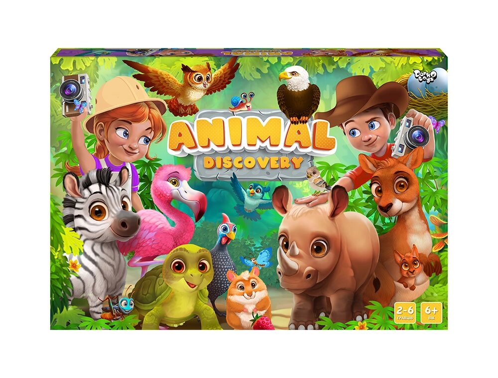 Настільна гра "Animal Discovery" укр (10) Danko Toys від компанії Pavlusha Toys - фото 1