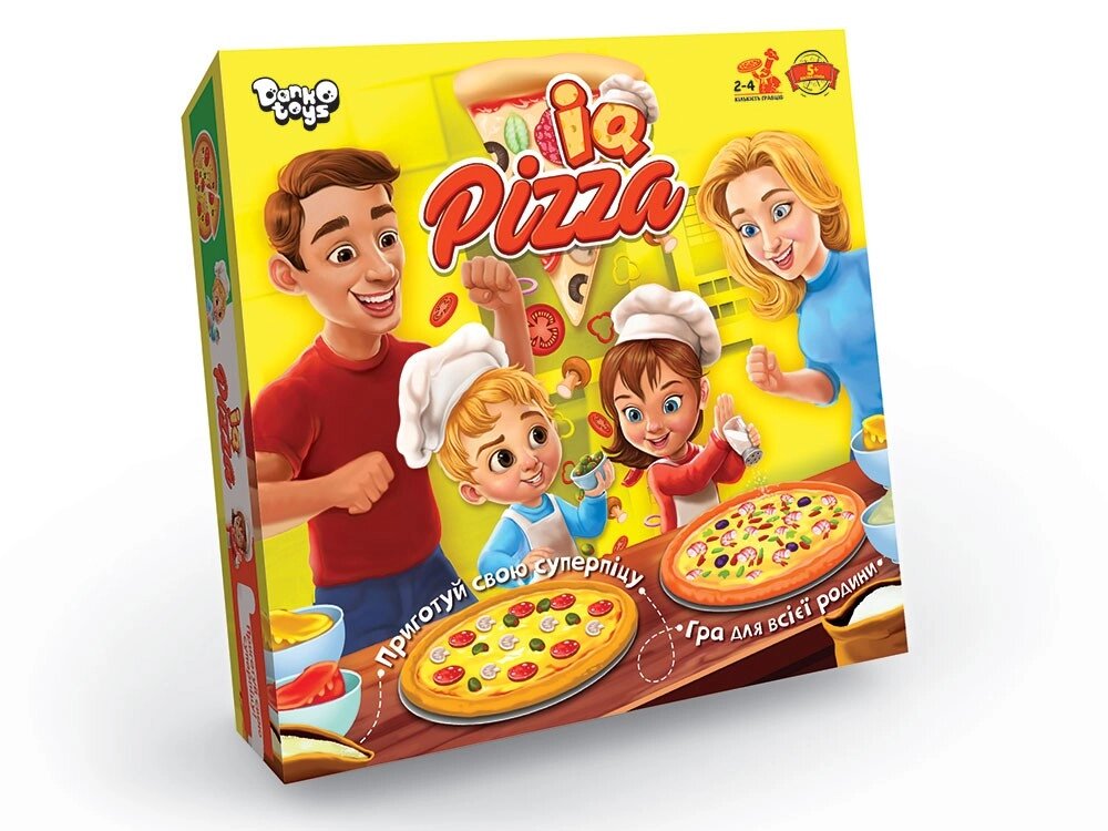 Настільна гра "IQ Pizza" укр (10) Danko Toys від компанії Pavlusha Toys - фото 1