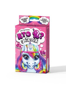 Настільна гра-вікторина "Кто я? Unicorn" рос (32) Danko Toys