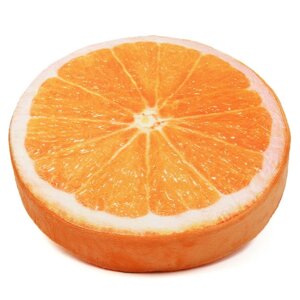 Подушка - декоративний помаранчевий, D40cm