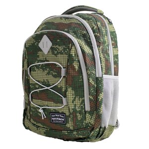 Рюкзак молодий."Камуфляж"Joypack"45*33*17см,3отд.,ж. спина, орган-р, отд/ноут, отв/наушн, світло/отр