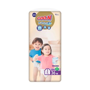 Трусики швабри. N Premium Soft для дітей 12-17 кг (розмір 5 (xl), унісекс, 36 шт.)