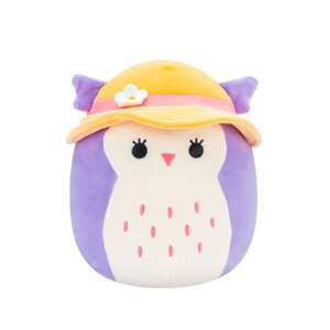 М'яка іграшка SQUISHMALLOWS – СОВА ХОЛЛІ (19 cm)