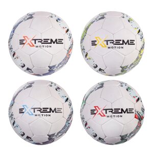 М'яч футбольний Extreme Motion №5, MICRO FIBER JAPANESE,435 гр, руч. зшивка вищого класу, камера PU, MIX 4 кольори,