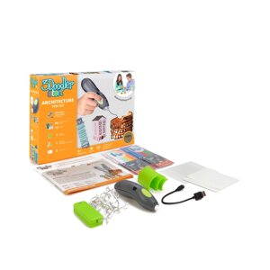 3D-ручка 3Doodler Start для дитячої творчості - АРХІТЕКТОР (96 стрижнів, шаблон, аксесуари)