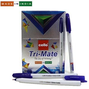 Ручка Cello Original "Tri-mate" 1.0мм син. 50/Box 50 шт. в уп. //