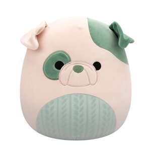 М'яка іграшка SQUISHMALLOWS – БУЛЬДОГ АВГУСТІН (30 cm)