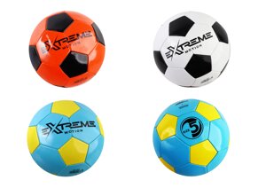 М'яч футбольний №5, PVC, 280 грам, MIX 3 кольори,сітка /80/