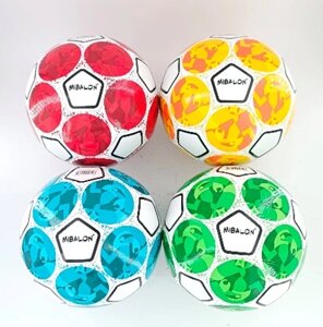 М'яч футбольний №5, PVC 270 грам, 4 mix /100/