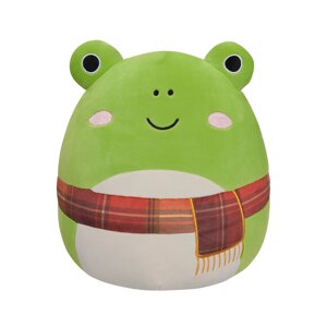 М'яка іграшка SQUISHMALLOWS – ЖАБКА ВЕНДІ У ШАРФІ (30 cm)