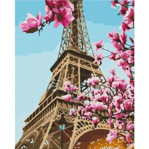 Картина за номерами: Сакура в Парижі 40*50