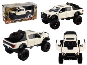 Джип 1:27, 2017 Ford F-150 Raptor, метал, 22,5см, двері відчиняються, гумові колеса, в кор-ці, 30,5-14,5-11,5см /6/