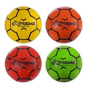 М'яч футбольний Extreme Motion №5, MICRO FIBER JAPANESE,435 гр, руч. зшивка, камера PU, MIX 4 кольори, Пакистан /32/