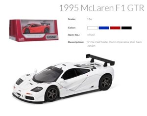 Модель легкова MCLAREN F1 GTR (1995) 5'' KT5411W метал. інерц. відкр. дв. 4кол. кор./96/