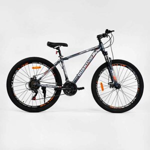 Велосипед Спортивний Corso "QUANTUM" 27.5" дюймів рама алюмінієва 17'', обладнання Shimano 21 швидкість, зібраний на