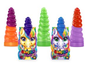 В'язка маса "Unicorn Slime" густий лизун ріс/укр. /14/ Danko Toys