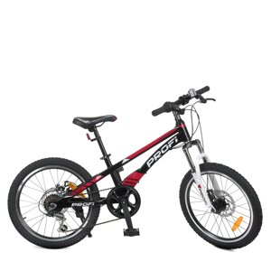 Велосипед дитячий PROF1 20д. LMG20210-3 (1шт) магн. рама, диск. гальма, Shimano 6SP, подвійний алюм. обід, СТС