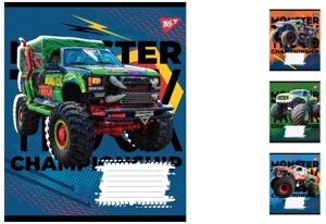 А5/12 лін. 1В Monster truck championship, зошит учнів. 25 шт. у уп. //