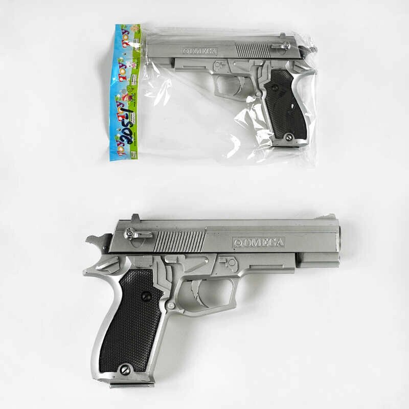 Пістолет на пульках 18см в п/е, (пульки в комплект не входят) /240/ від компанії Pavlusha Toys - фото 1