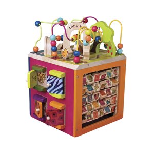 Розробка дерев'яної іграшки - зоопарк -куб (розмір 34x30x45 см)