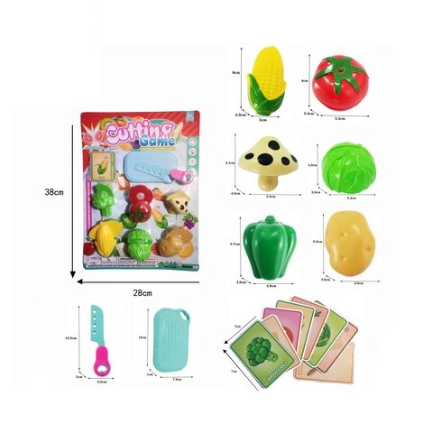 Різка овочей та фруктів HY986-6 лист. 38*5*28 /120/ від компанії Pavlusha Toys - фото 1
