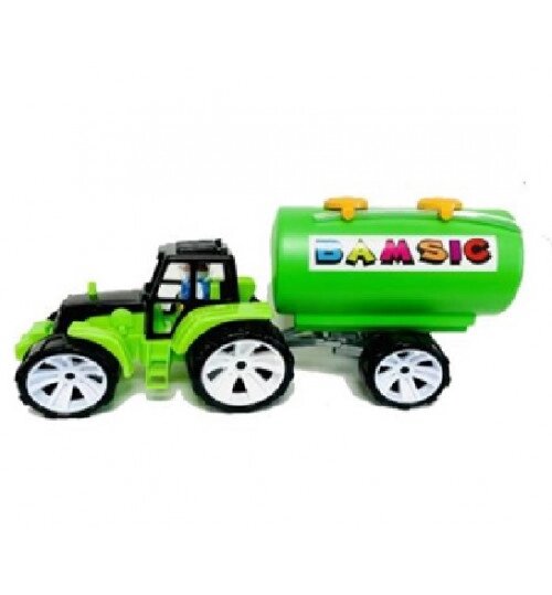 Трактор BAMS+ бочка, Bamsic 51*15*24 см /4 / від компанії Pavlusha Toys - фото 1