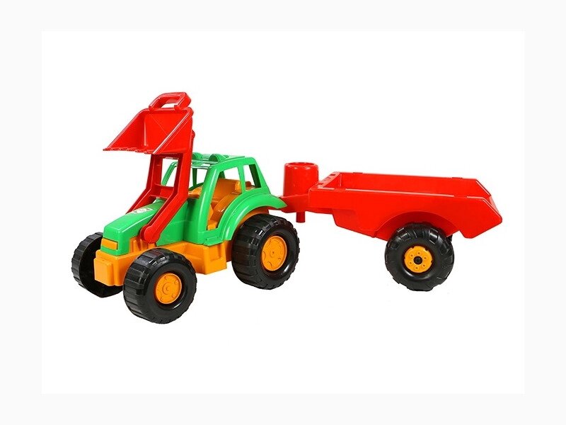 Трактор з причепом, Оріон 100*28*25см /6/ від компанії Pavlusha Toys - фото 1