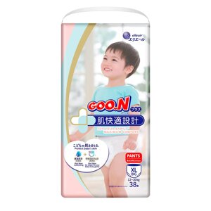 Трусики-підгузки GOO. N Plus для дітей 12-20 кг (розмір Big (XL), унісекс, 38 шт)