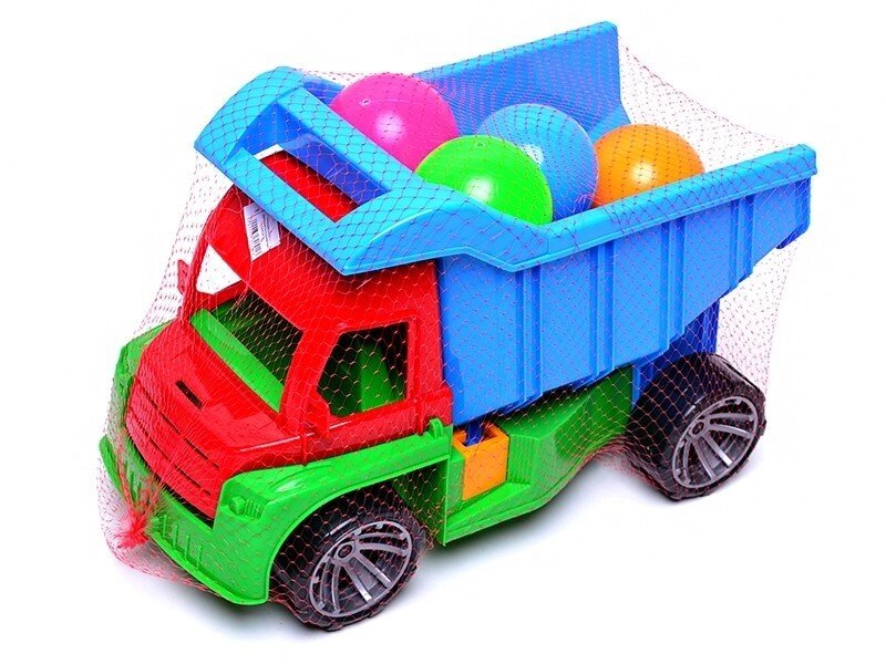 Вантажівка Алекс з кульками великими 8шт, Бамсик 36*24*17см /3/ від компанії Pavlusha Toys - фото 1