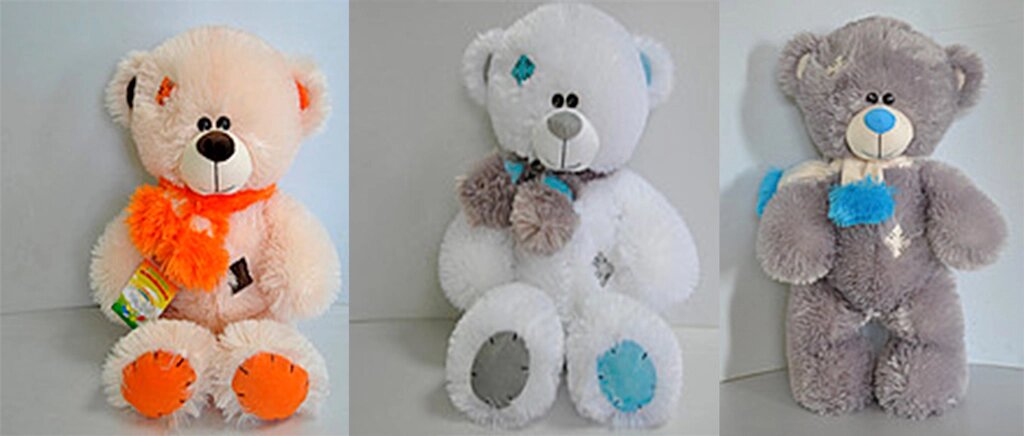 Ведмідь Тедді 63*34см, 6 кольорів від компанії Pavlusha Toys - фото 1