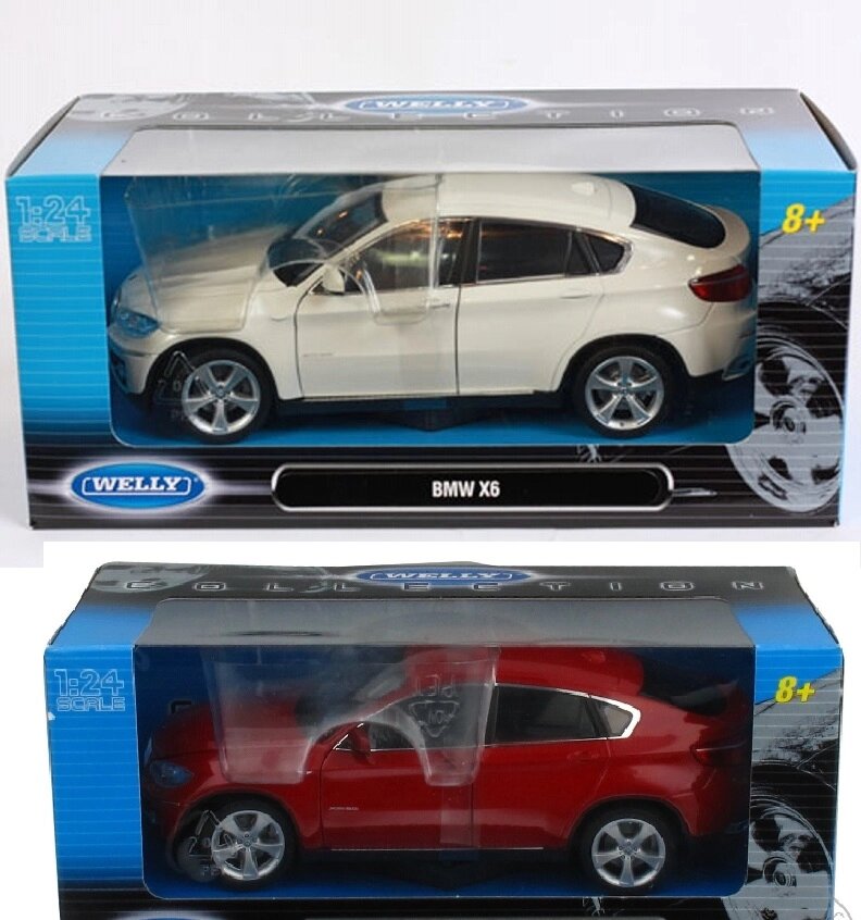 Welly. Машинка 1:24 BMW X6 2 кольори // від компанії Pavlusha Toys - фото 1