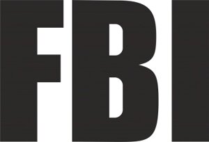 Наклейка FBI