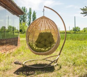 Підвісне крісло Асоль бежева