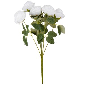 Букет троянд "Амелі", білий, 43 см