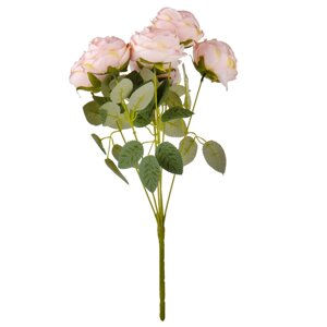 Букет троянд "Амелі", ніжно-рожевий, 43 см