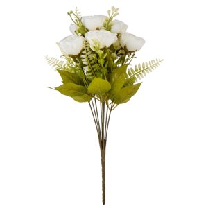 Букет троянд "Беатріс", білий, 39 см