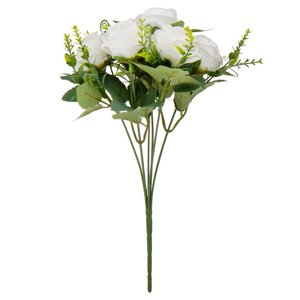 Букет троянд "Інес", білий, 30 см
