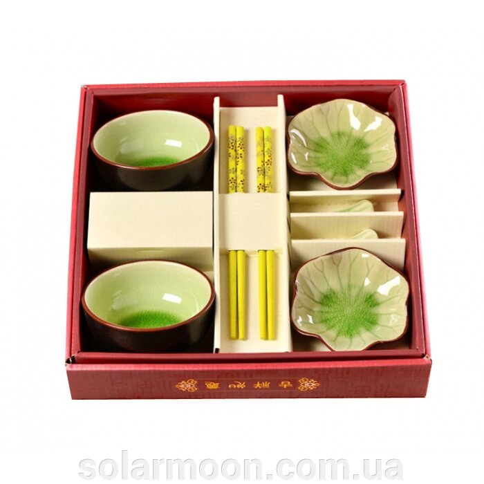 Набір для суші Тривалий лід 8 предметів Трав'яний від компанії SolarMoon - фото 1