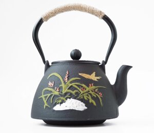 Чайник чавунний Тецубін із ситом "Метелик" 1100мол.