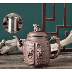 Чайник "Успіх стукає у двері" Коричневий 600мл.
