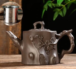 Чайник "Сливове дерево" чорний 450мол.