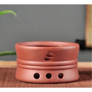 Підставка з підігрівом на свічці для чайника Коричнева