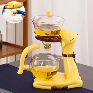 Сервіз Лінивий чай "Оленя" жовтий 350мл.