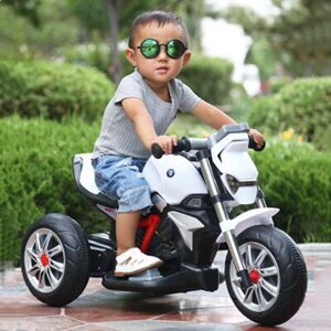 Дитячий мотоцикл BMW, 3-колісний, 25W, МР3-плеєр, маленький мотоцикл Червоний