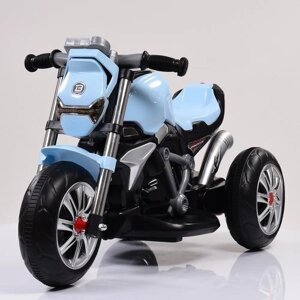 Дитячий мотоцикл BMW, 3-колісний, 25W, МР3-плеєр, маленький мотоцикл Блакитний