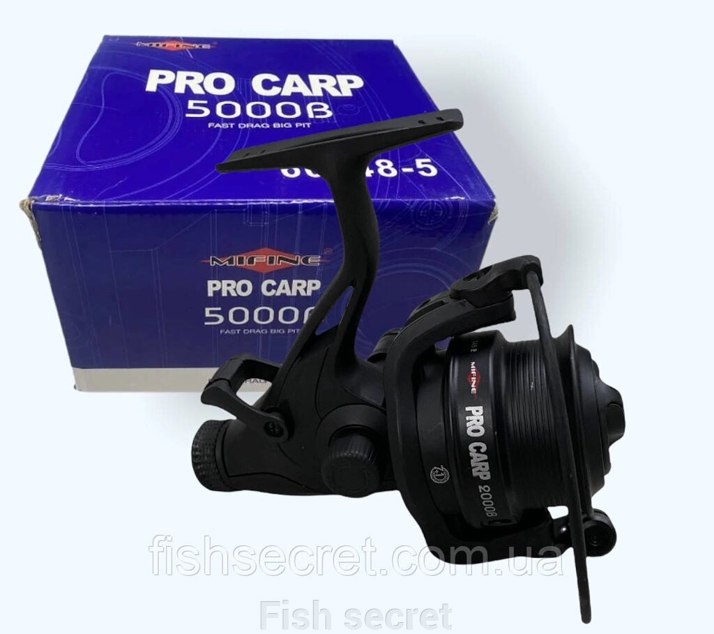 Фідерна котушка з бейтранером Mifine Pro Carp 4000 від компанії Fish secret - фото 1